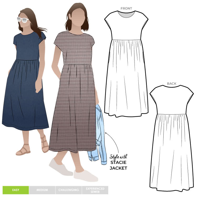 Montana Midi Dress Multi-Size