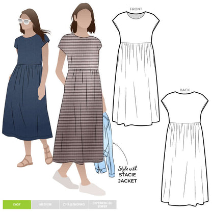 Montana Midi Dress Multi-Size