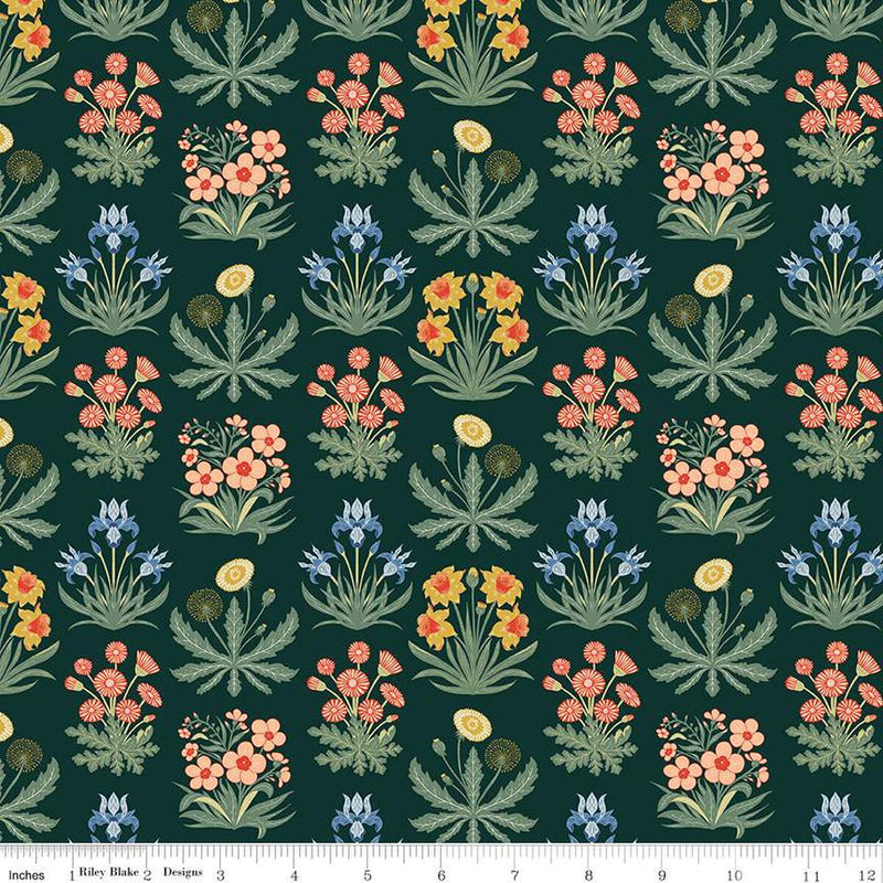 Wanderlust: Morning Meadow in Dark Green