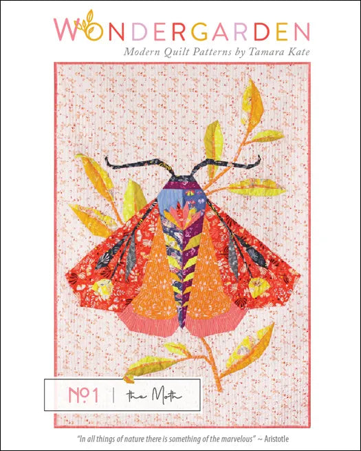 Wondergarden: The Moth - Quilt Pattern by Tamara Kate