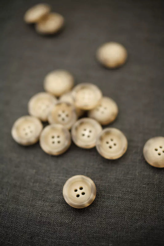 Mottled Recycled Paper Button - 13mm
