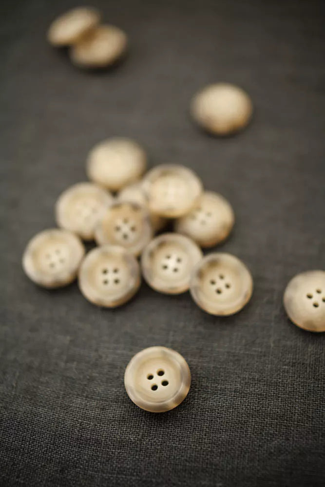 Mottled Recycled Paper Button - 13mm