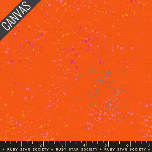 Speckled Canvas: Goldfish