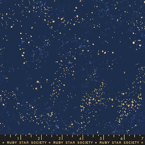 Speckled Navy Metallic