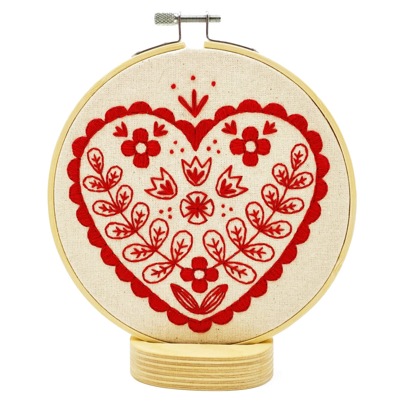 Embroidery Kit: Nordic Heart