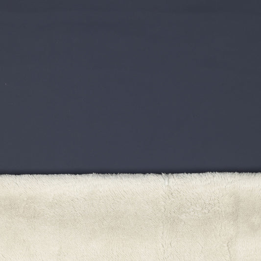 Outdoor Jacket Fur in Navy