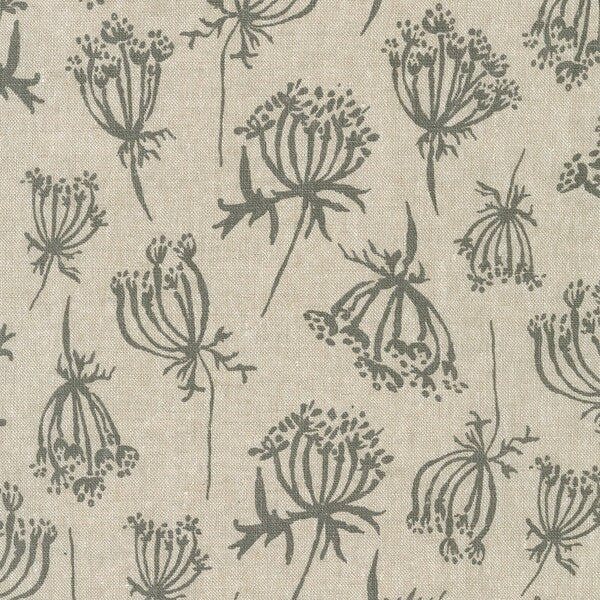 Riverbend: Blooming Thistle in Flax