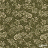 Diamond Textiles: A Common Thread in Green Paisley 10591