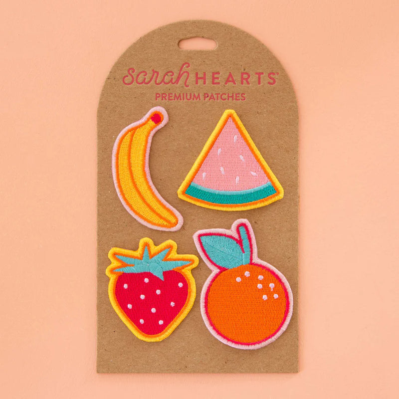 Summer Fruit Embroidered Patches