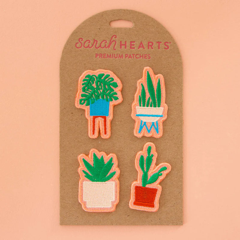 Houseplant Embroidered Patches