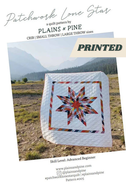 Patchwork Lone Star Quilt Pattern