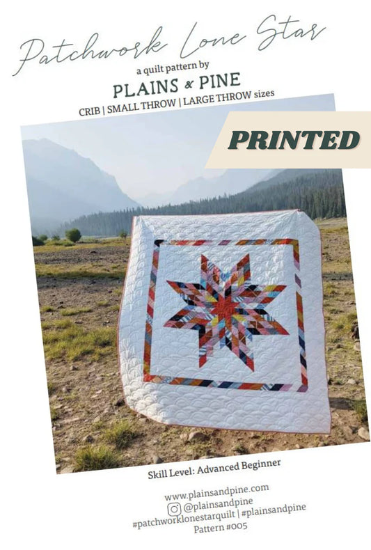 Patchwork Lone Star Quilt Pattern