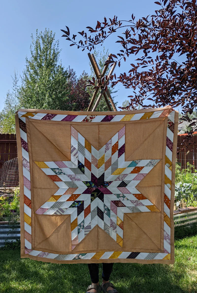 Patchwork Lone Star Quilt Pattern