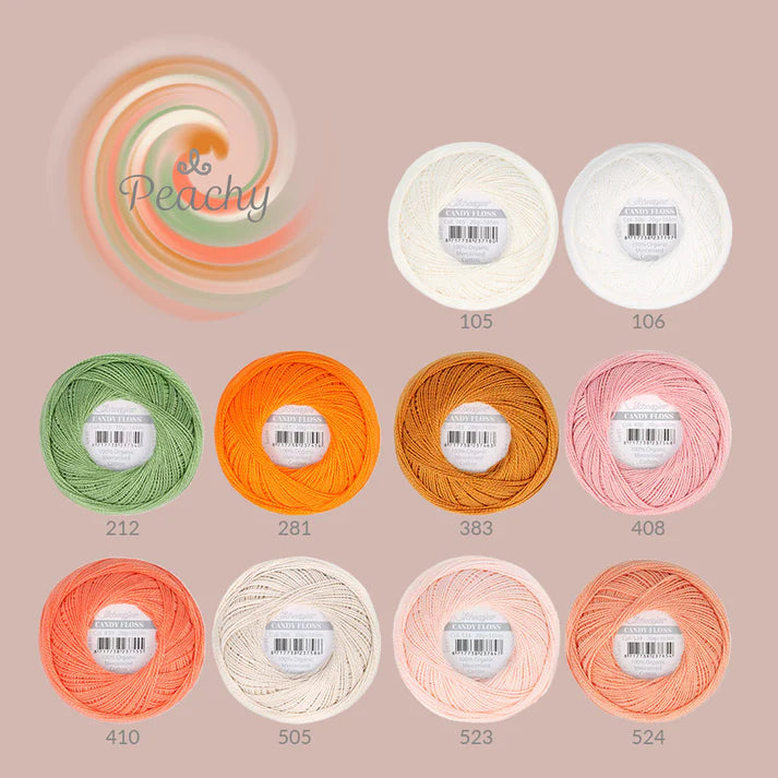 Scheepjes Candy Floss Color Packs (Pack of 10) - Multiple Varieties