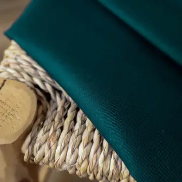 Gabardine in Pine Green