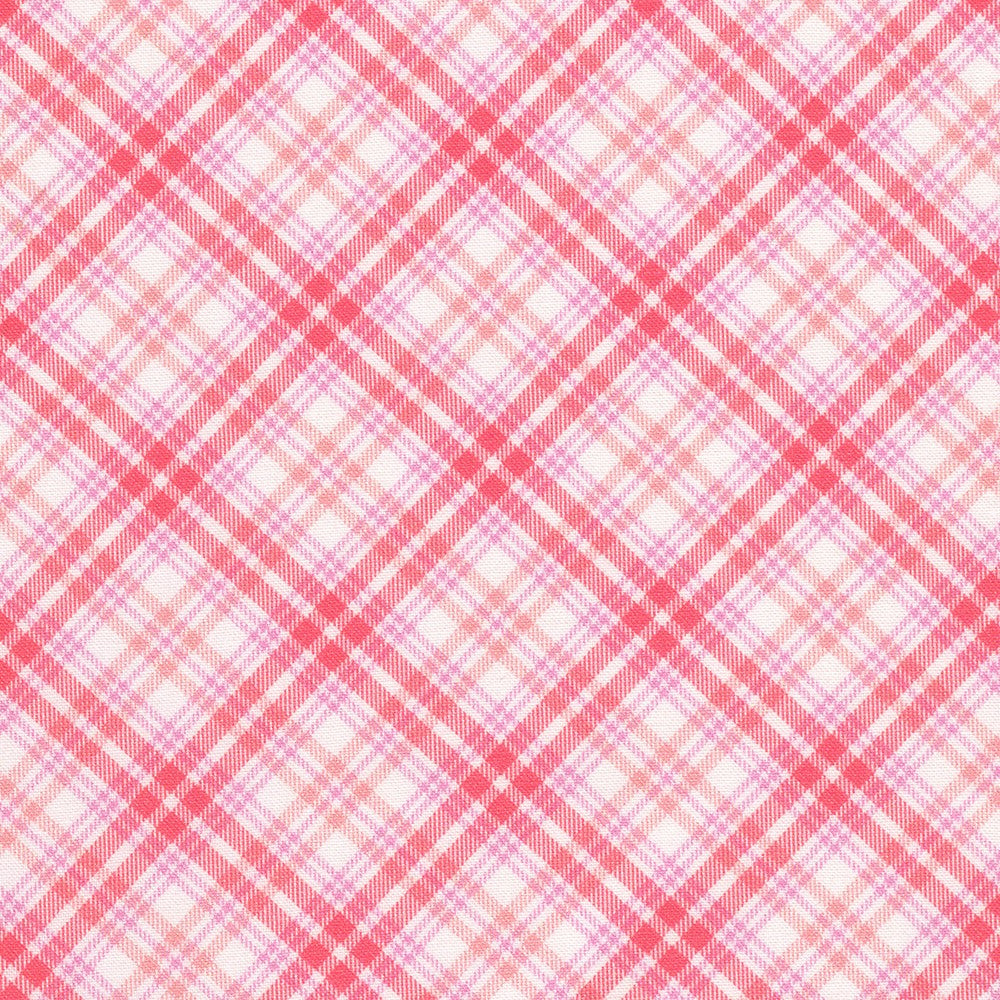 Fabric Market: Plaid in Pink Lemonade