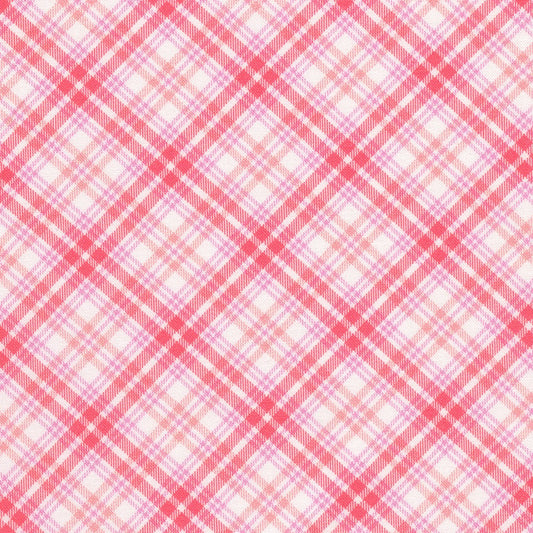 Fabric Market: Plaid in Pink Lemonade