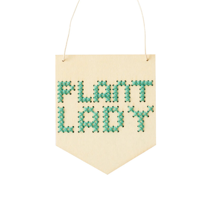 Plant Lady Cross Stitch Board Kit