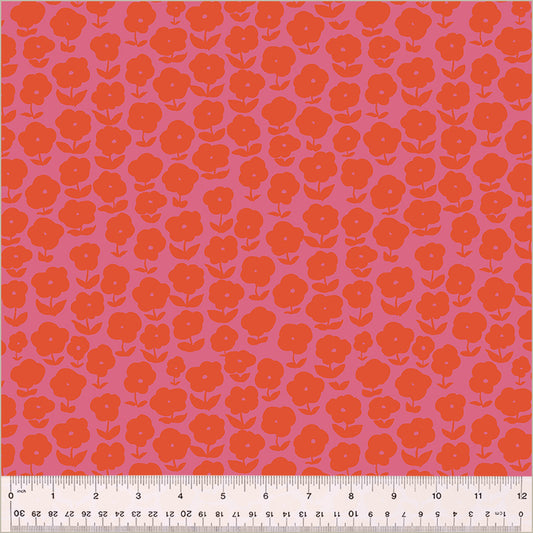 Ruby and Bee Blenders: Puffy Daisy in Purple/Red