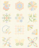 Handmade Sweetness: Quilt Blocks Panel in Porcelain