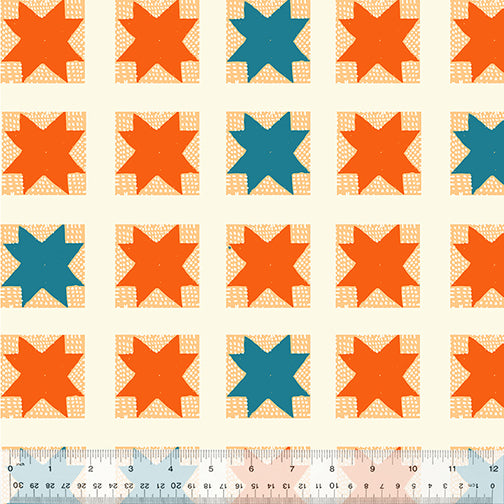 Country Mouse: Quilt Top in Cream