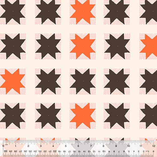 Country Mouse: Quilt Top in Peach