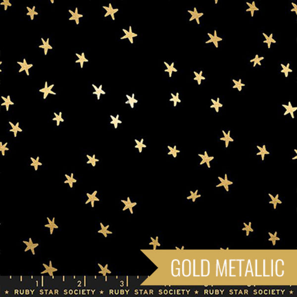 Starry in Black Gold Metallic
