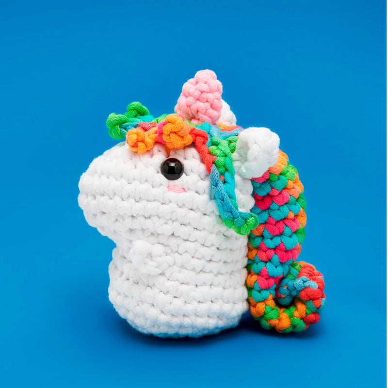 Rainbow Billy the Unicorn Crochet Kit