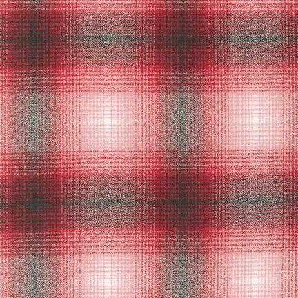 Mammoth Flannel: Red Fuzzy Plaid
