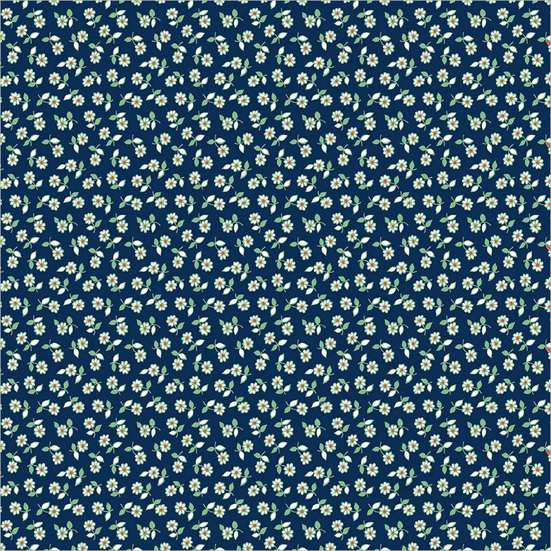 Pocket Posies: Retro Daisy in Navy