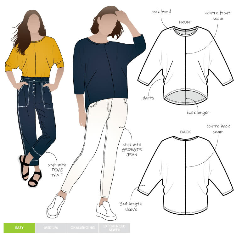 Rhea Knit Top Multi-Size