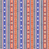 Folky Chicken: Ribbon Stripe in Cobalt