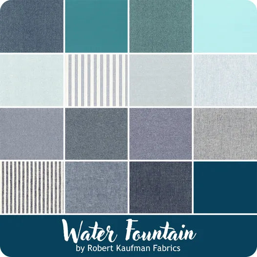 Essex Fat Quarter Bundle in Water Fountain