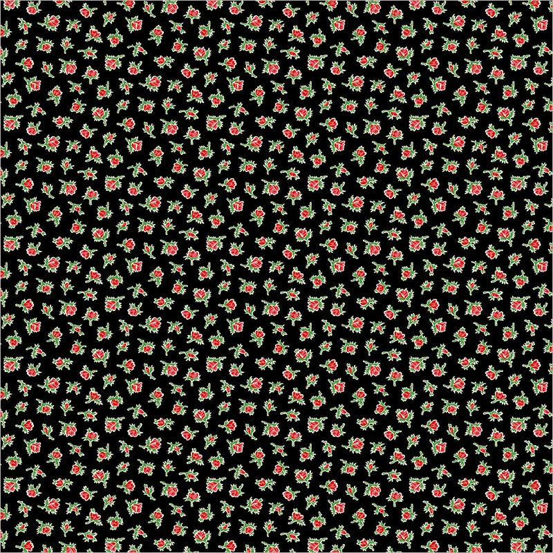 Pocket Posies: Rosebud in Black