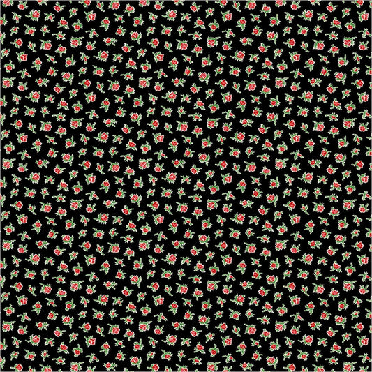 Pocket Posies: Rosebud in Black