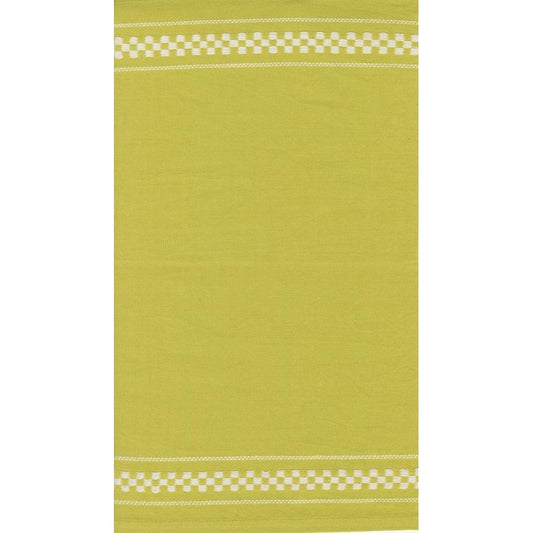 Rosie Toweling: Woven Check in Lime
