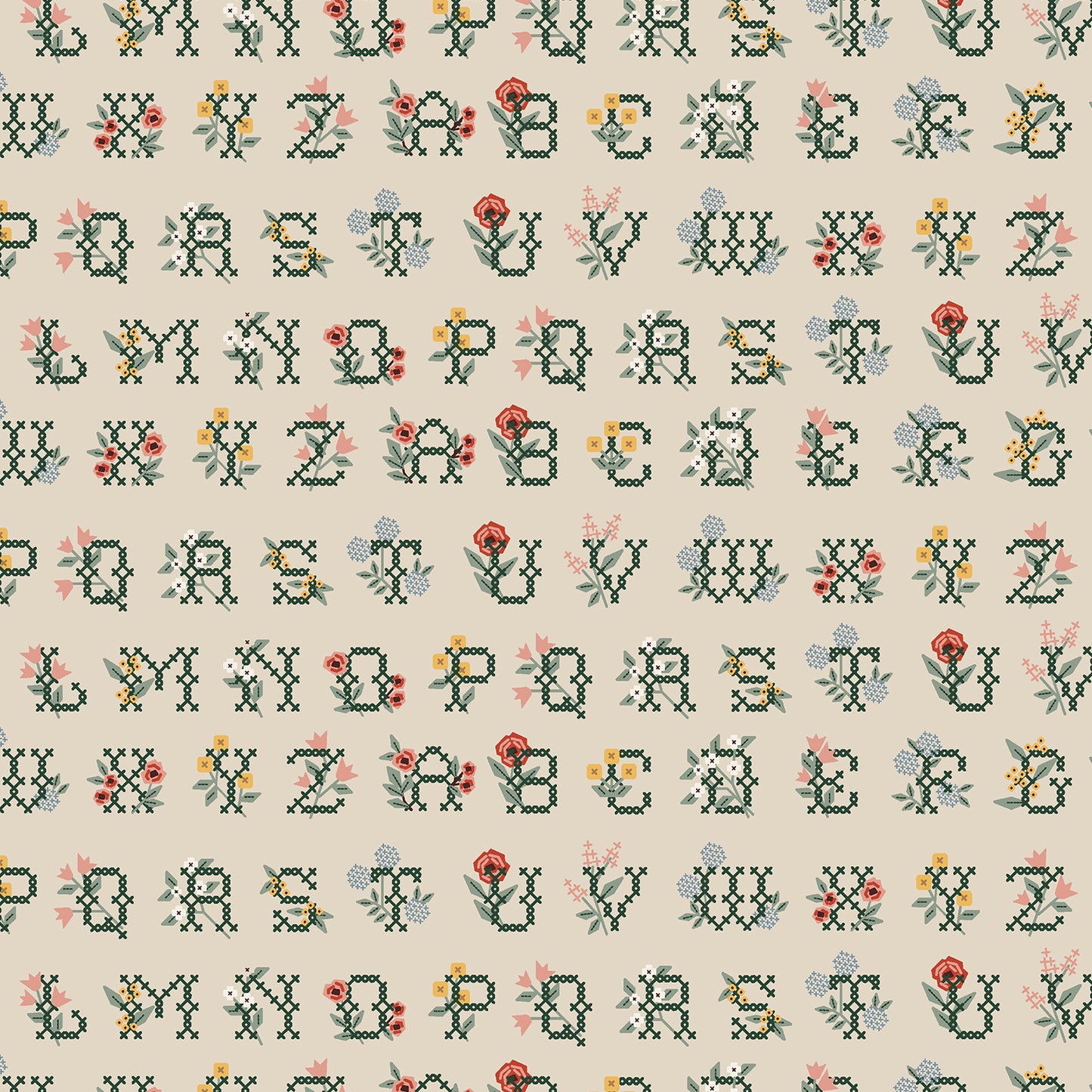 Home Sweet Home: Cross Stitch Letters