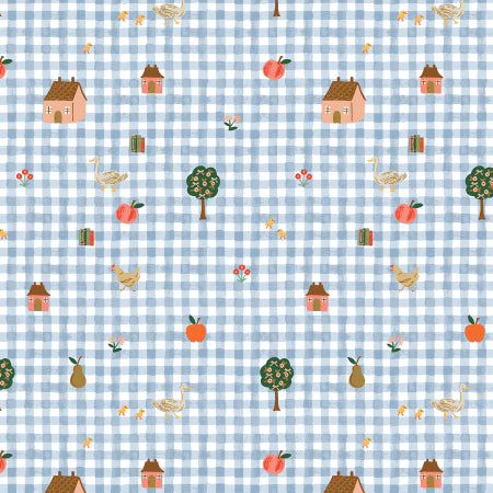 Home Sweet Home: Farmhouse Gingham in Blue