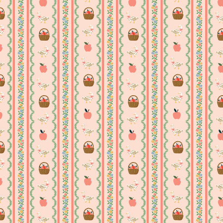 Home Sweet Home: Farmhouse Stripe in Pink
