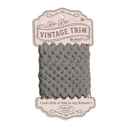 1/4" Vintage Trim Ric-Rac - 12 yard pack (Multiple Colors & Sizes)