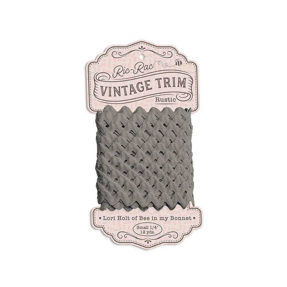 1/4" Vintage Trim Ric-Rac - 12 yard pack (Multiple Colors & Sizes)