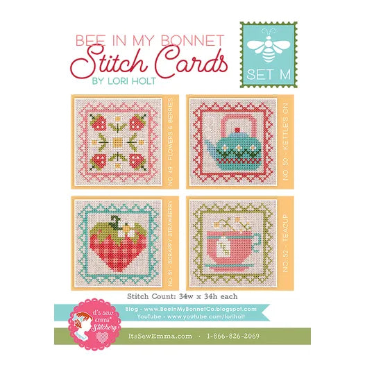 Lori Holt Stitch Cards: Strawberries