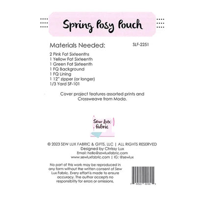 Spring Posy Pouch