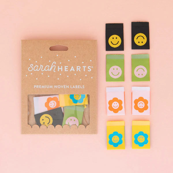Sarah Hearts Labels: Smileys