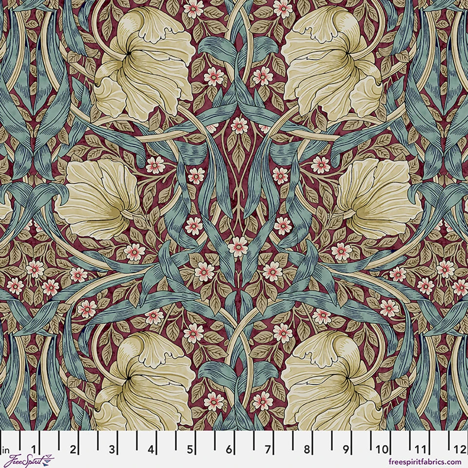 Lodden by Morris & Co: SM Pimpernel in Teal Berry