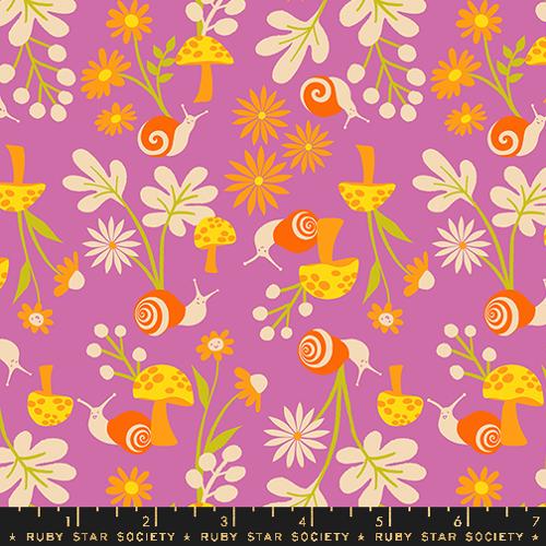 Animal Animal: Snail Garden in Heliotrope