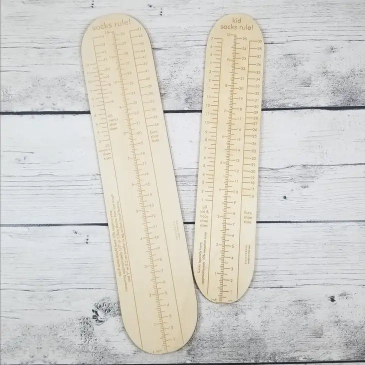Katrinkles - Socks Rule! Sock Rulers in Adult & Kid Sizes