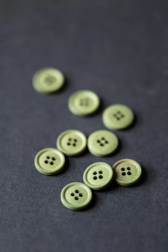 Cotton Button 15mm - Multiple Colors