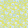 Nice Nice- Painted Poppies in Lime/Blue