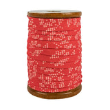 Red Flower 1/2" Bias Tape - 6 yard Spool